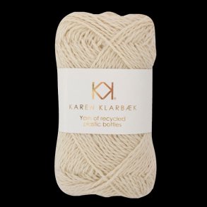 Karen Klarbk Recycled Bottle Yarn - Nature White